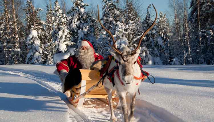 Lapponia Natale.Babbo Natale Lapponia Agamatour